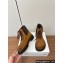 Loewe Sierra combat boots in suede Brown 2024