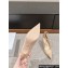 Dior Heel 8cm Jolie Heeled Pumps with Leather strap and CD resin pearl in Nude Patent Calfskin 2024
