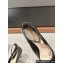 Dior Heel 8cm Jolie Heeled Pumps with Leather strap and CD resin pearl in Black Patent Calfskin 2024