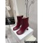 Loewe Heel 8.5cm Toy ankle bootie in nappa lambskin Burgundy 2024