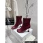 Loewe Heel 8.5cm Toy ankle bootie in nappa lambskin Burgundy 2024