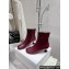 Loewe Heel 5.5cm Toy ankle bootie in nappa lambskin Burgundy 2024