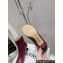 Loewe Heel 5.5cm Toy ankle bootie in nappa lambskin Burgundy 2024