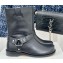 Loewe Campo Biker boot in calfskin Black 2024