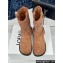 Loewe Campo Biker boot in brushed suede Brown 2024