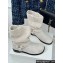 Loewe Campo Biker boot in brushed suede White 2024