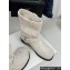 Loewe Campo Biker boot in brushed suede White 2024