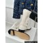 Loewe Campo Biker boot in brushed suede White 2024