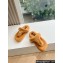 Loewe Ease Toe post shearling Women/Men sandals Brown 2024