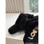 Loewe Ease Toe post shearling Women/Men sandals Black 2024
