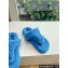Loewe Ease Toe post shearling Women/Men sandals Blue 2024