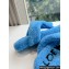 Loewe Ease Toe post shearling Women/Men sandals Blue 2024