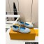 Louis Vuitton Romy Flat Ballerinas LV By The Pool 1ACZA6 Light Blue 2024