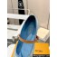 Louis Vuitton Romy Flat Ballerinas LV By The Pool 1ACZA6 Light Blue 2024
