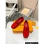Louis Vuitton Soho Flat Mary Janes Naplak Cerise Red 1ACYWU 2024