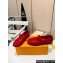 Louis Vuitton Soho Flat Mary Janes Naplak Cerise Red 1ACYWU 2024
