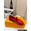Louis Vuitton Soho Flat Mary Janes Naplak Cerise Red 1ACYWU 2024