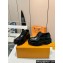 Louis Vuitton LV Checker Women/Men Derby Shoes Glazed calf leather Black 1ACWSK 2024