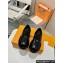 Louis Vuitton LV Checker Women/Men Derby Shoes Glazed calf leather Black 1ACWSK 2024