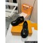 Louis Vuitton LV Checker Women/Men Derby Shoes Glazed calf leather Black 1ACWSK 2024