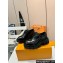 Louis Vuitton LV Checker Women/Men Derby Shoes Glazed calf leather Black 1ACWSK 2024