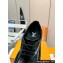 Louis Vuitton LV Checker Women/Men Derby Shoes Glazed calf leather Black 1ACWSK 2024