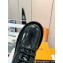 Louis Vuitton LV Checker Women/Men Derby Shoes Glazed calf leather Black 1ACWSK 2024