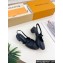 Louis Vuitton Heel 3.5cm Romy Slingback Pumps 1ACUQU Lambskin Black 2024