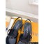 Louis Vuitton Heel 3.5cm Romy Slingback Pumps 1ACUQU Lambskin Black 2024