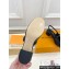 Louis Vuitton Heel 3.5cm Romy Slingback Pumps 1ACUQU Lambskin Black 2024
