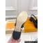 Louis Vuitton Heel 3.5cm Romy Slingback Pumps Patent calf leather Black 2024