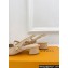 Louis Vuitton Heel 3.5cm Romy Slingback Pumps Patent calf leather Nude 2024