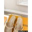 Louis Vuitton Heel 3.5cm Romy Slingback Pumps Patent calf leather Nude 2024