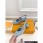 Louis Vuitton Heel 3.5cm Romy Slingback Pumps LV By The Pool Light Blue 2024