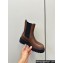 Prada Leather Chelsea boots 1T744N Ebony Dark Brown 2024