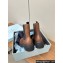 Prada Leather Chelsea boots 1T744N Ebony Dark Brown 2024