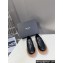 Prada Double Chocolate leather loafers 1D246M Black 2024