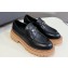 Prada Double Chocolate leather loafers 1D246M Black 2024