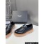 Prada Double Chocolate leather loafers 1D246M Black 2024