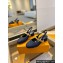 Louis Vuitton Heel 3.5cm Romy Slingback Pumps Denim Dark Blue 2024