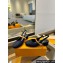 Louis Vuitton Heel 3.5cm Romy Slingback Pumps Denim Dark Blue 2024