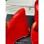 Alaia Heel 13.5cm Platform 3cm velvet Wedge Mules Cherry Red 2024
