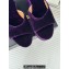 Alaia Heel 13.5cm Platform 3cm velvet Wedge Mules Purple 2024