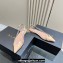 Alaia Le Cœur Flat Slingbacks In Patent Calfskin Nude 2024