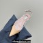 Alaia Le Cœur Flat Slingbacks In Patent Calfskin Nude 2024