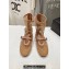 Alaia Fishnet High Ballet Flats Beige 2024