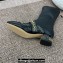 Dior Heel 3.5cm Belle-D Heeled Ankle Boots in Black Patent Calfskin and Gold-Finish Studs 2024