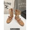 Alaia Fishnet High Ballet Flats Beige 2024