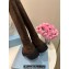 Prada Suede Calfskin High Boots Coffee 2024