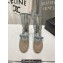 Alaia Fishnet High Ballet Flats Gray 2024